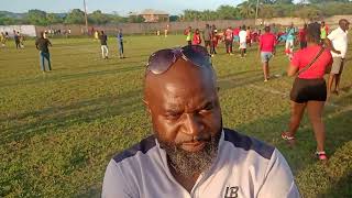 Garvey Maceos Coach Merron Gordon assessed his teams 11 draw performance against Glenmuir [upl. by Ardnek684]