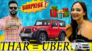 Driving My Thar In Uber As Cab Driver  Kabir K Prank [upl. by Rida]