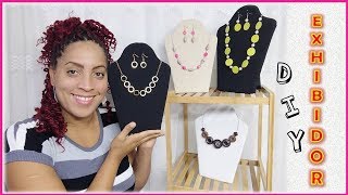 DIY HAZ EXHIBIDORES DE COLLARES SIN PLANTILLAS [upl. by Blockus]