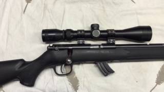 Savage Mark 2 22lr review 2016 [upl. by Aidnis]