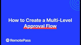 How to create a MultiLevel Approval flow [upl. by Maril]