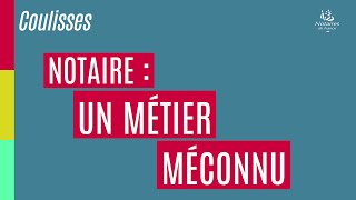 Notaire  un métier méconnu [upl. by Amorette]