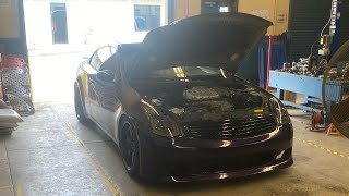 POV taking g35 coupe to get oil change [upl. by Yvi]