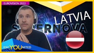 REACTION  Supernova 2022 LATVIA EUROVISION 2022 [upl. by Ani468]