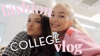 FASHION COLLEGE IN LONDON VLOG What we do in a day [upl. by Urial]