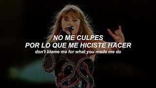 Taylor Swift  Dont Blame Me  Look What You Made Me Do The Eras Tour VersionSubLyrics [upl. by Stevens]