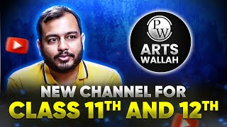 Launching FREE Batch for Class 12th PWArtsWallah  NEW Channel  Check Description [upl. by Warfeld]