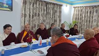 The Nyingma master dinner gathering organizer by HH Shechen Rabjam Rinpoche at shechen 12012024 [upl. by Ambrosine]