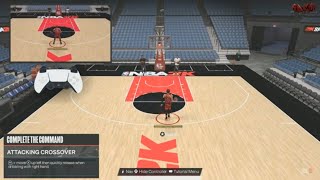 NBA 2K24 How To Attacking Crossover  Dribbling Tutorial [upl. by Benoite827]