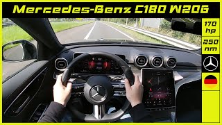 MercedesBenz  C180 W206  2021  Onboard POV test drive [upl. by Friederike882]