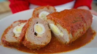 Polpettone ripieno – La ricetta tipica della nonna [upl. by Ashbaugh]