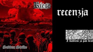 RECENZJA Riese  quotSudden Strikequot Necroscope Blasphemia 2024 [upl. by Aika]