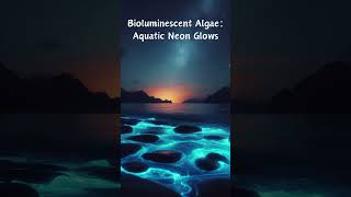 Bioluminescent Algae Aquatic Neon Glows sciencefacts bioluminescence [upl. by Cul]