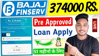 Bajaj finserv pre approved personal loan apply Bajaj finserv pre approved loan offer Tech HackerJi [upl. by Drisko]