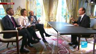 Entretien exclusif de François Hollande avec FRANCE 24 [upl. by Aker362]