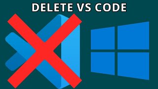 How to Uninstall Visual Studio Code on Windows [upl. by Ennadroj523]