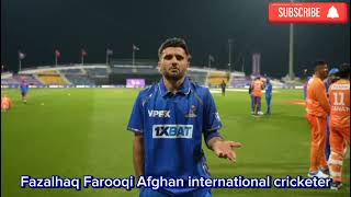 Fazalhaq Farooqi  AfghanistanBowler  DP World International League T20 2024 [upl. by Mingche]