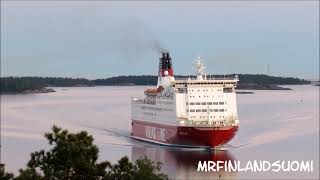 RETRO MS Mariella Viking Line 18 06 2013 Åland TimeLapse [upl. by Goulet428]