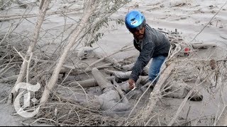 Mount Sinabung Volcano Eruption 2014 Destruction in Indonesia  The New York Times [upl. by Etnoved]