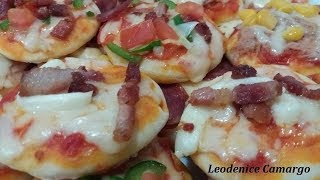 MINI PIZZA  CURSO COMPLETO  FAÇA E VENDA  Leodenice Camargo 3 [upl. by Howard670]