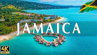 VOLANDO SOBRE JAMAICA 4K  Increíble paisaje natural hermoso con música relajante  VÍDEO 4K UHD [upl. by Casia718]