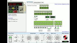 Analog Input Control V1000 Yasakawa VFD [upl. by Adlig]