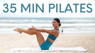 35 MIN PILATES WORKOUT  Classical Mat Pilates Inspired Knee amp Wrist Friendly [upl. by Roche1]