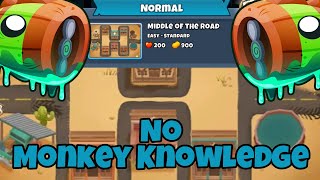 Bloonarius Tutorial  No Monkey Knowledge  Middle of the Road  BTD6 [upl. by Ttergram]