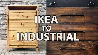 The Industrialization of an IKEA Dresser  IKEA HACK [upl. by Hercules]