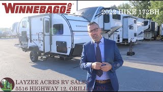 2022 Winnebago Hike 172BH  Layzee Acres RV Sales [upl. by Hoisch365]