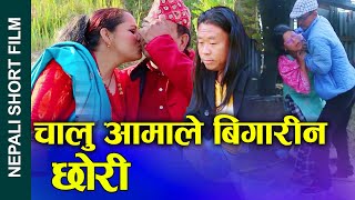 घरबार बिग्रेकी छोरी Nepali Short Movie The daughter of a broken family FtSunitaSandhya 20242080 [upl. by Lapotin]