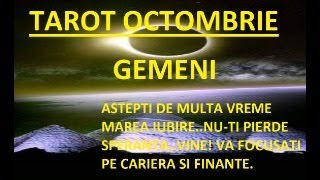 ♊GEMENI♊TAROTHOROSCOP OCTOMBRIE 2023🌟ASTEPTI DE MULTA VREME MAREA IUBIRE NUTI PIERDE SPERANTA [upl. by Packer]