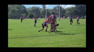 Redcliffe Dolphins U15 vs Browns Plains U15 26th March 2024 [upl. by Brittni]