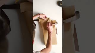 Tuto papier cadeau chemise pour la fête des pères  papiercadeau [upl. by Hesketh]