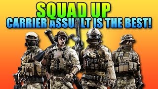 Battlefield 4 Squad Up Carrier Assault Best Game Mode Ever [upl. by Urana]