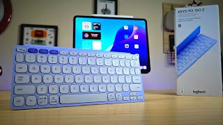 Logitech Keys To Go 2 with iPad Pro M4 Magic Keyboard What [upl. by Charmian]