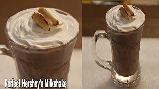 hersheys chocolate milkshake recipe  how to make hersheys chocolate milkshake  Ishwaris Kitchen [upl. by Ilario]