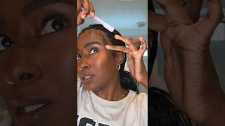 How I Style My Edges edgetutorial babyhairtutorial [upl. by Assyli]