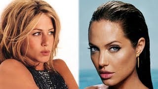 Jennifer Aniston vs Angelina Jolie Hollywood Showdown [upl. by Sixela660]