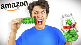 Testing 100 CURSED Amazon Products Dangerous [upl. by Enitsenrae]