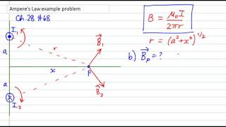 Amperes Law example problem [upl. by Yonit]