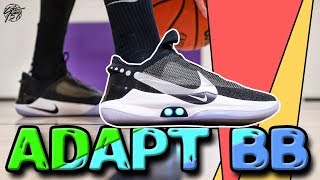 Nike ADAPT BB Performance Review 350 SelfLacing Basketball Shoe [upl. by Sieber515]