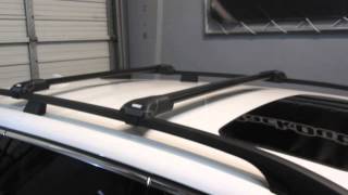 Volvo XC70 with Thule BLACK AeroBlade EDGE Roof Rack by Rack Outfitters [upl. by Kresic]