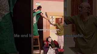 Me and my sibling during saaf safai tmkoc funny comedy relatable shorts viralvideo kids [upl. by Deron]