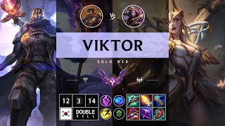 Viktor Mid vs LeBlanc  KR Master Patch 1414 [upl. by Yole175]