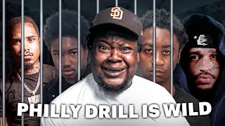 THE WHOLE PHILLY DRILL NEED HELP The Crazy Self Destruction of Philly Drill PART 2 REACTION [upl. by Aleiram642]