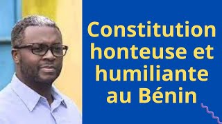 Une constitution honteuse humiliante fabriquée en catimini par Patrice Talon et ses employés en 2019 [upl. by Camilo14]