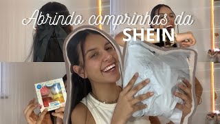 ABRINDO COMPRINHAS DA SHEIN  acessórios papelaria 🛍️🎀 [upl. by Maureen743]