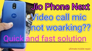 Jio phone next video call mic not working [upl. by Justis]