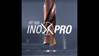 Guhring RT 100 InoxPro Solid Carbide Drill – 50 higher feed rate in stainless [upl. by Tiffa963]